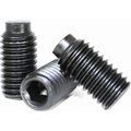 Newport Fasteners Socket Set Screw, Half Dog Point, 1/4-28 x 1/2", Alloy Steel, Black Oxide, Hex Socket , 100PK 836903-100